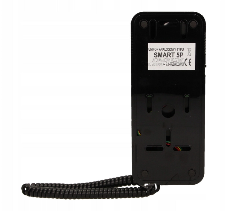 DOMOFON UNIFON CYFRAL SMART 5P ANALOGOWY WIELOLOKATORSKI 4,5,6 CZARNY ORNO