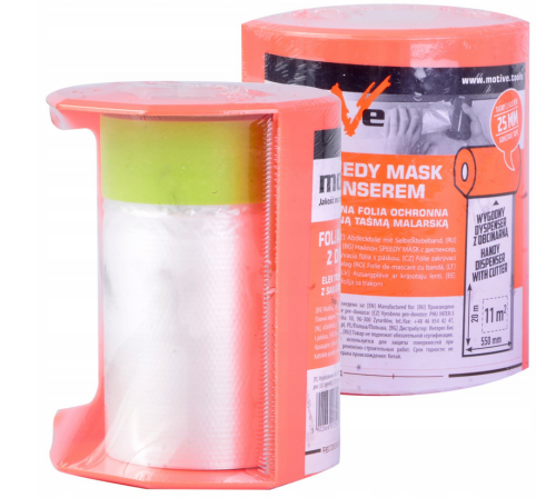 DYSPENSER Z FOLIĄ SPEEDY MASK 550MM/20M MOTIVE