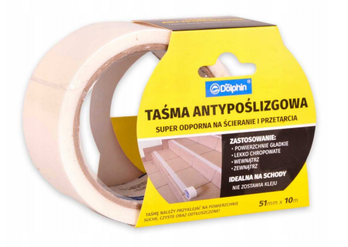 TAŚMA ANTYPOŚLIZGOWA BIAŁA 51MMX10M BLUE DOLPHIN