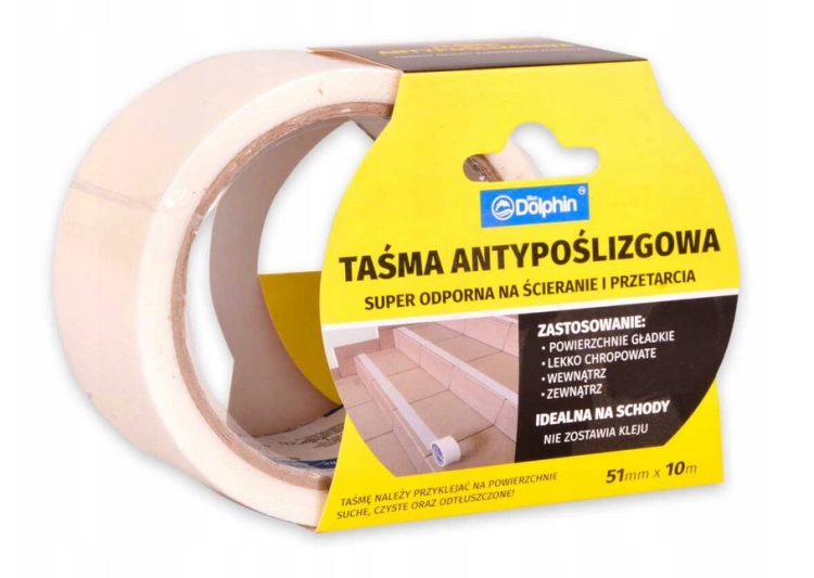 TAŚMA ANTYPOŚLIZGOWA BIAŁA 51MMX10M BLUE DOLPHIN