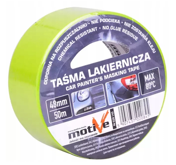 TAŚMA LAKIERNICZA MASKUJĄCA 48MM X 50MB 020143 MOTIVE