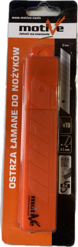 OSTRZA ŁAMANE 25MM (10SZT) 070219 MOTIVE