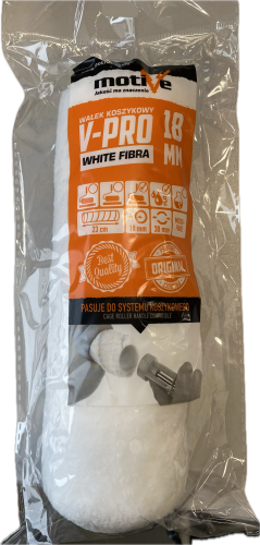 WAŁEK FIBRA WHITE 23CM RUNO 18MM V-PRO 030627 MOTIVE