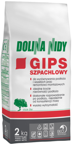 GIPS SZPACHLOWY 2KG DOLINA NIDY
