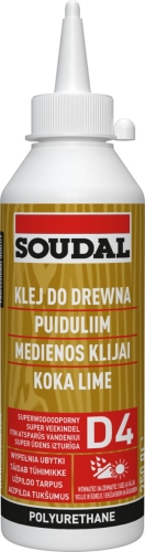 KLEJ DO DREWNA WODOODPORNY 65A 250ML SOUDAL