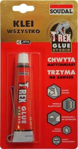 T-REX 25ML KLEJ MONTAŻOWY HYBRYDOWY SOUDAL
