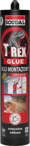 T-REX KLEJ MONTAŻOWY SUPER MOCNY 380ML SOUDAL