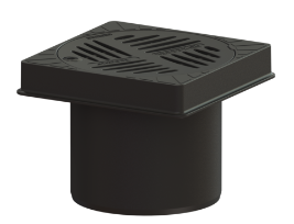 WPUST PARKINGOWY ECOGUSS ODPŁYW POZIOMY DN100 34103 KESSEL