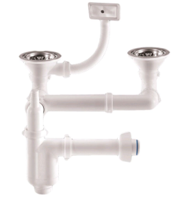 SYFON ZLEWOZMYWAKOWY 1,5 LUB 2 KOMOROWY BUTELKOWY AKCES