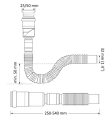 SYFON DO ODPROWADZANIA SKROPLIN Z PODWÓJNYM ZAMKNIĘCIEM, PODEJŚCIE 2550MM, ODEJŚCIE 32MM-2.png