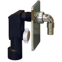 SYFON PODTYNKOWY PRALKA, ZMYWARKA CHROM, ODEJŚCIE FI40/50