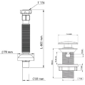 SYFON UMYWALKOWY YNIVERSAL+ CZYSZCZONY Z GÓRY KOREK KLIK-KLAK 114 Z SYFONEM UNIWERSALNYM-2.png