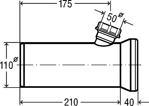 PRZYŁĄCZE PROSTE DO WC FI 110MM Z ODEJŚCIEM 50MM-2.png