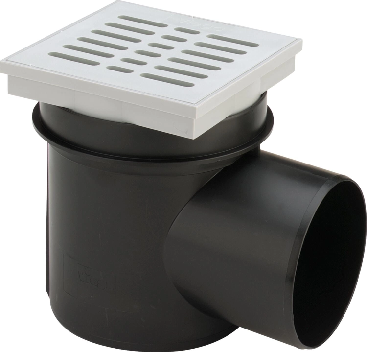 WPUST ŚCIEKOWY 15X15CM ODPŁYW FI110 POZIOMY VIEGA PLASTIKOWY.jpg