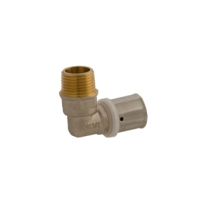KOLANO PEX 20MMX3/4" GWINT ZEWNĘTRZNY SYSTEM ZAPRASOWANY IDMAR