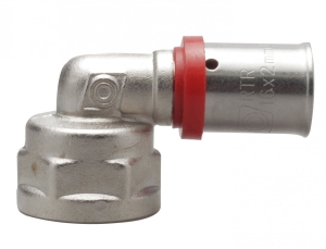 KOLANO PEX 16MMX1/2" GWINT WEWNĘTRZNY SYSTEM ZAPRASOWYWANY IDMAR