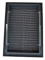 KRATKA WENTYLACYJNA 14X21 CZARNA Z SIATKĄ AWENTA