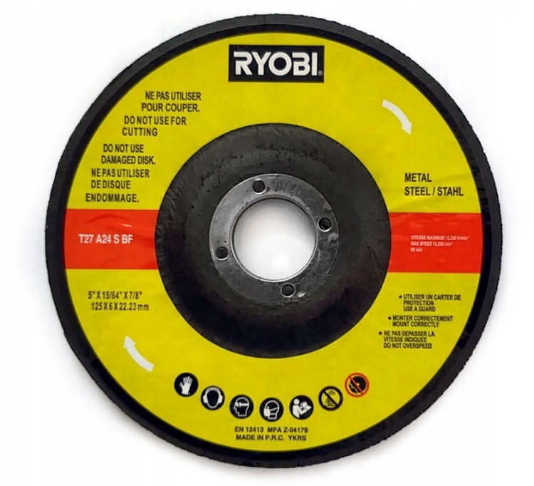 SZLIFIERKA KĄTOWA RAG1010-125SF 125MM 1010W RYOBI