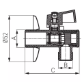 ZAWÓR KĄTOWY KULOWY Z FILTREM METALOWE POKRĘTŁO 12 X 38 FERRO-p2.png