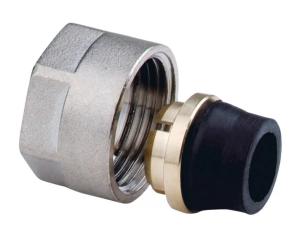 ZŁĄCZKA ZACISKOWA 3/4" DO RUR MIEDZIANYCH 15 MM NIKLOWANA 
