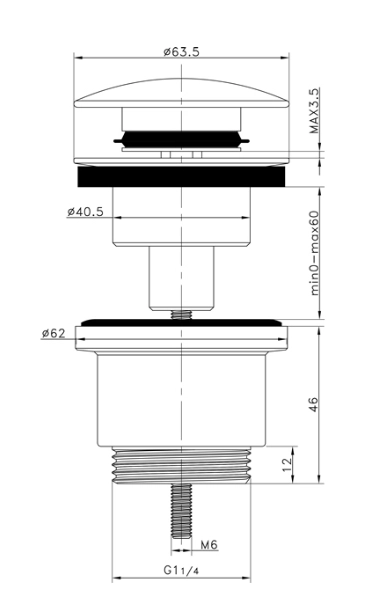 KOREK AXUS KLIK-KLAK GWINT 1 14 MOSIĘŻNY Z KORKIEM CERAMICZNYM CZARNYM2.png