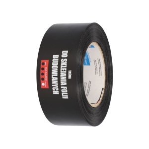 TAŚMA DO SKLEJANIA FOLII BUDOWLANYCH CZARNA 50MM/50MB BLUE DOLPHIN