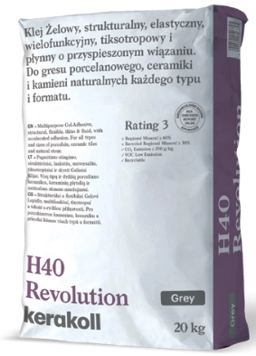 KLEJ ŻELOWY SZARY H40 REVOLUTION 20KG KERAKOLL