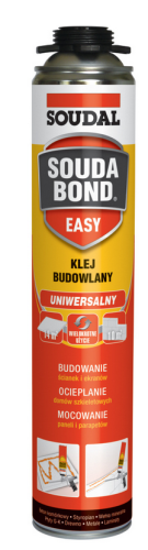 KLEJ BUDOWLANY SOUDABOND EASY UNIWERSALNY PISTOLETOWY 750ML SOUDAL