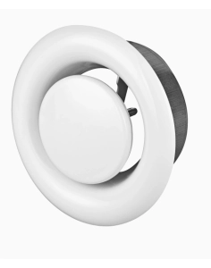 ANEMOSTAT METALOWY WYWIEWNY FI 160 BIAŁY AMW160 AWENTA