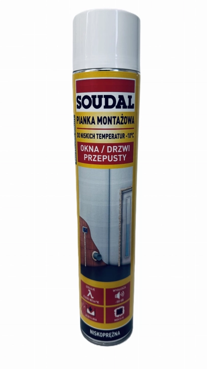 PIANKA MONTAŻOWA NISKOPRĘŻNA 750ML SOUDAL