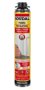 PIANKA MONTAŻOWA PISTOLETOWA YELLOW 750ML SOUDAL