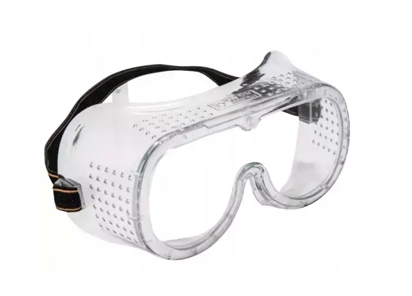 OKULARY GOGLE OCHRONNE BIAŁE BH1055 DEDRA