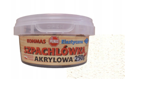 PILMAS SZPACHLÓWKA AKRYLOWA UNIWERSALNA BIAŁA 250G