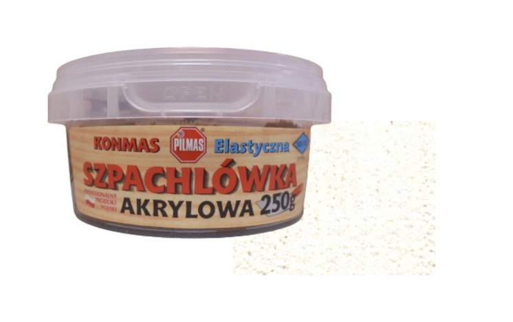 PILMAS SZPACHLÓWKA AKRYLOWA UNIWERSALNA BIAŁA 250G