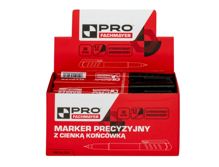 MARKER PRECYZYJNY Z CIENKĄ KOŃCÓWKĄ 0,5MM PRO PRO-BL309