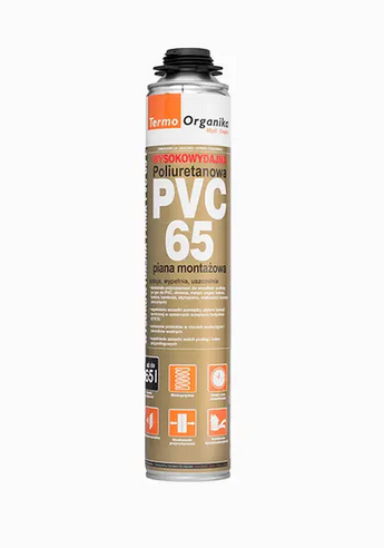 TERMOORGANIKA PIANA MONTAŻOWA WYSOKOWYDAJNA PVC65 750ML
