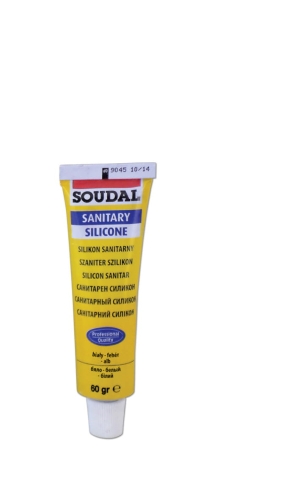 SOUDAL SILIKON SANITARNY BIAŁY 60G TUBKA
