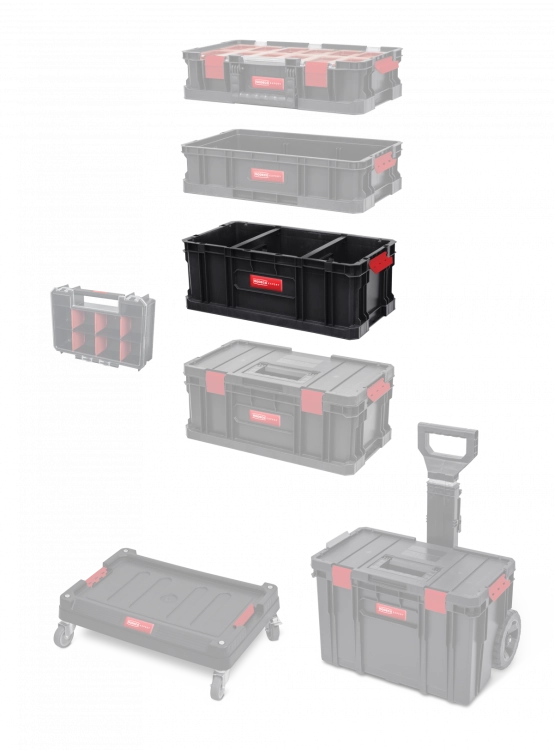 OTWARTA SKRZYNKA MULTI STORAGE SYSTEM 26L 2 REGULOWANE PRZEGRODY MN-03-174 MODECO EXPERT