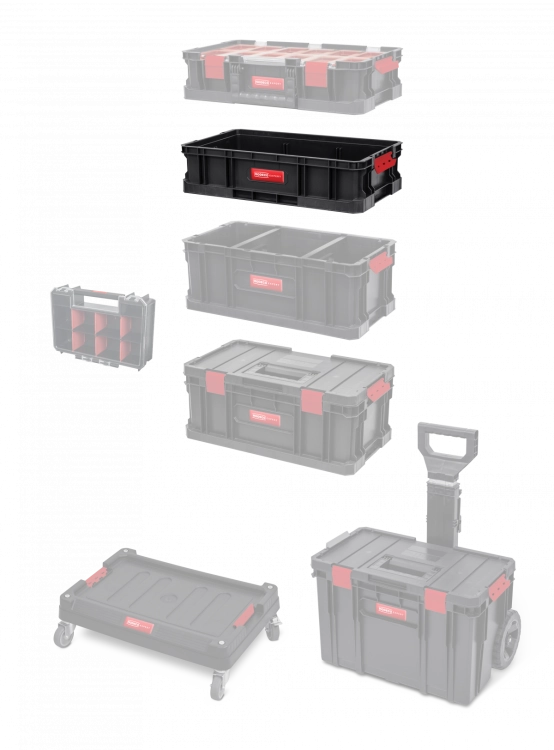 OTWARTA SKRZYNKA MULTI STORAGE SYSTEM 14,3L 5 REGULOWANE PRZEGRODY MN-03-173 MODECO EXPERT