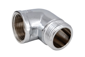 KOLANO NAKRĘTNO-WKRĘTNE CHROM 3/8" WZ HYDROLAND