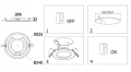 ORNO OPRAWA LED EURUS PODTYNK DOWNLIGHT 20W 3000K BIAŁA OKRĄGŁA 6053WLX3