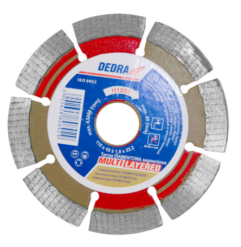 DEDRA 230MM TARCZA DIAMENTOWA SEGMENTOWA  MULTI-LAYERED H1097