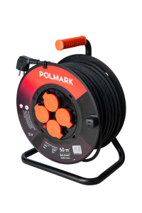 PRZEDŁUŻACZ BĘBNOWY 4GN 50MB  IP44  3X1,5 OMY GUMA H05RR-F POLMARK