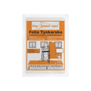 FOLIA MALARSKA TYNKARSKA BEZBARWNA 2X5MB  BLUE DOPLHIN