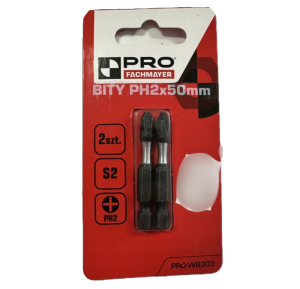 KOŃCÓWKA KRZYŻOWA PH 2X50MM BLACK 2SZT PRO