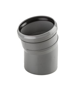 KOLANO KANALIZACYJNE PP 40/15 POPIELATE 3018726 WAVIN