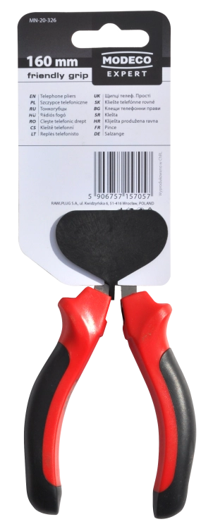 MODECO EXPERT SZCZYPCE TELEFONICZNE WYGIĘTE FRIENDLY GRIP MN-20-326