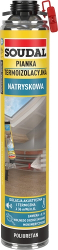 PIANKA TERMOIZOLACYJNA NATRYSKOWA 700ML SOUDAL