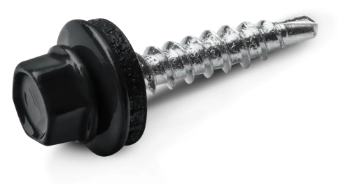 WKRĘTY SAMOWIERCĄCE DO DREWNA OD 4,8x28 MM Z PODKŁADKĄ T14 RAL 7016 RAWLPLUG