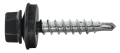 WKRĘTY SAMOWIERCĄCE DO DREWNA OD 4,8x28 MM Z PODKŁADKĄ T14 RAL 7016 RAWLPLUG